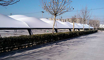 北京豐臺駕校膜結構車棚工程