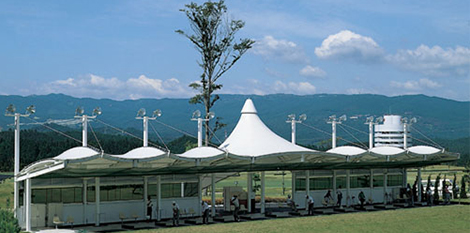 高爾夫打臺膜結構