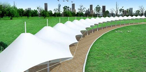 高爾夫打臺膜結構