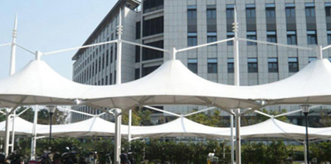 自行車棚膜結構