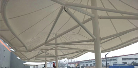 自行車棚膜結構