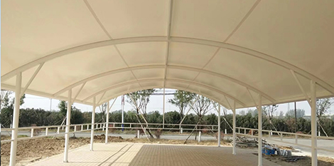 自行車棚膜結構