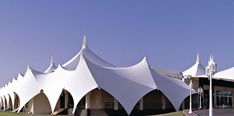 屋頂景觀罩棚膜結構