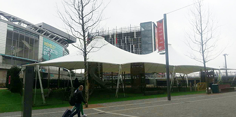 遮陽罩棚膜結構