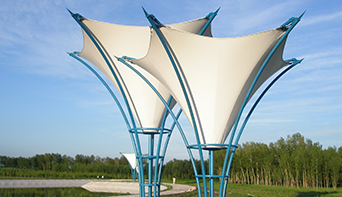 明水湖景觀膜結構工程