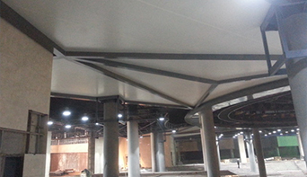 博物館網格膜吊棚膜結構工程