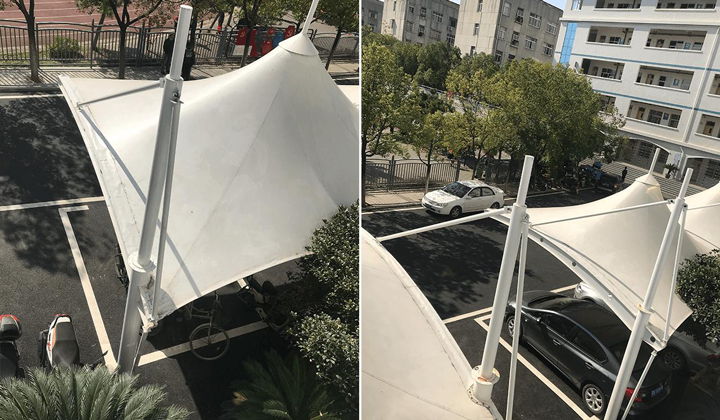 膜結構車棚的用處