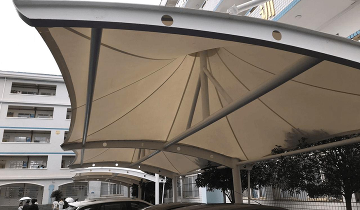 膜結構車棚的用處